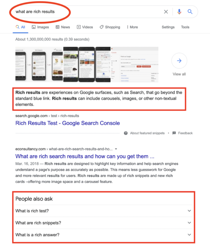 rich snippets improve your presence in the search results